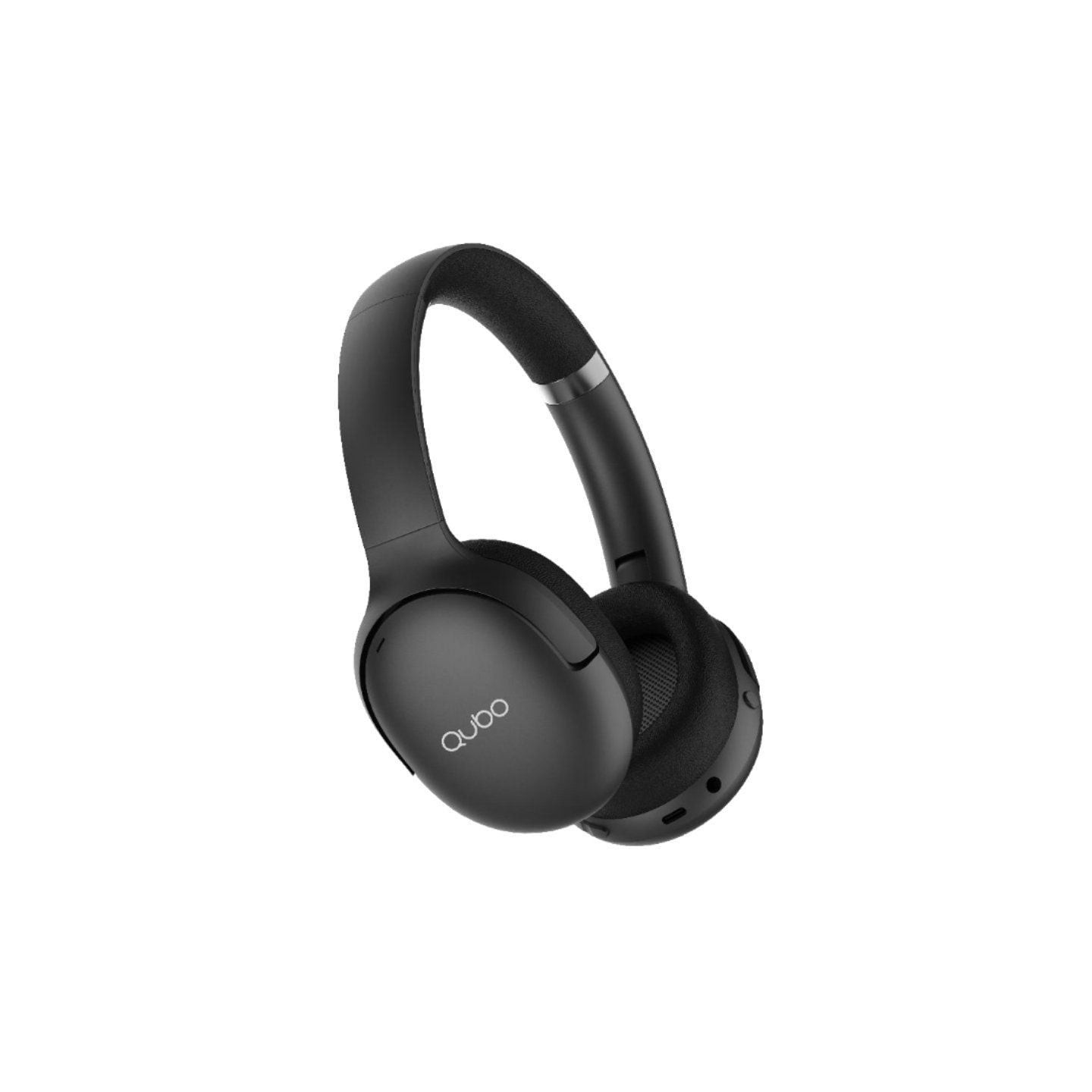 Auriculares inalámbricos qubo hd-400/ con micrófono/ bluetooth/ negros