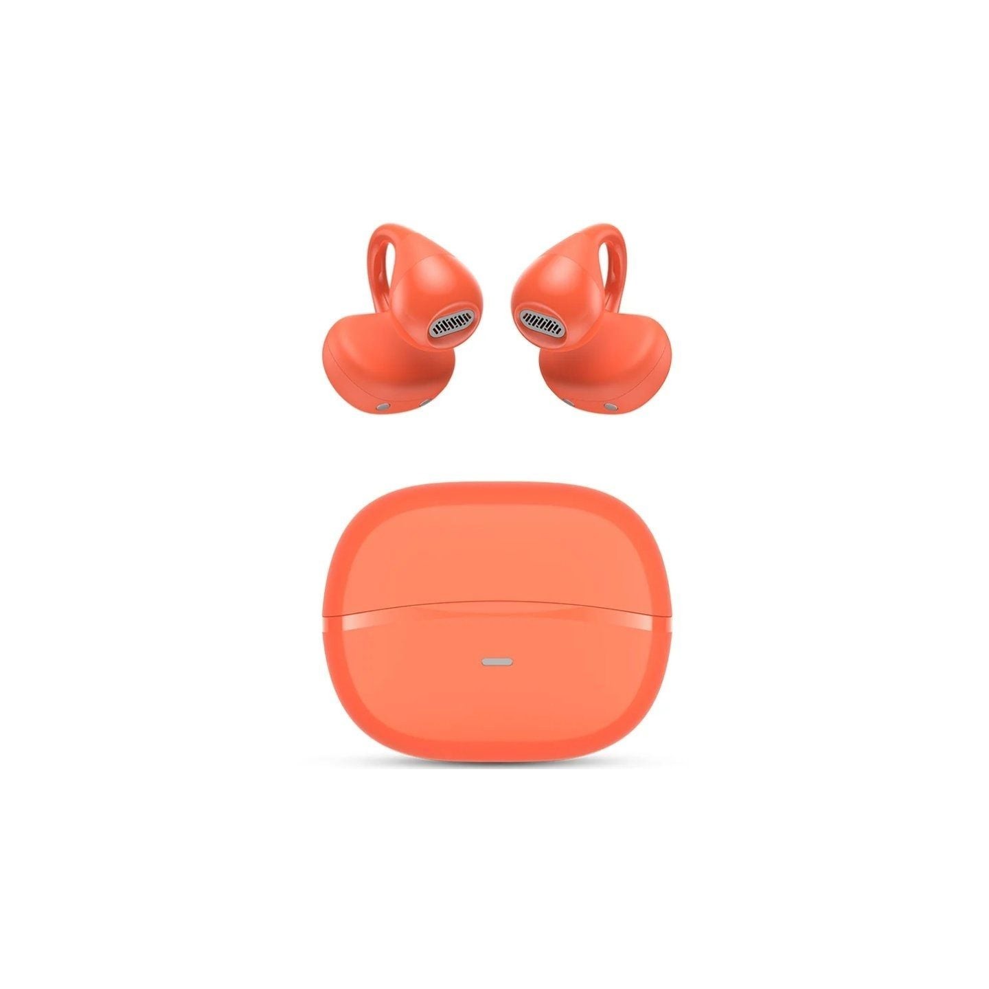 Auriculares bluetooth spc boost clip con estuche de carga/ autonomía 6h/ rojos