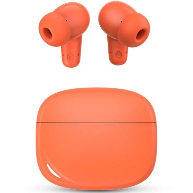 Auriculares bluetooth spc boost buds con estuche de carga/ autonomía 7.5h/ rojos