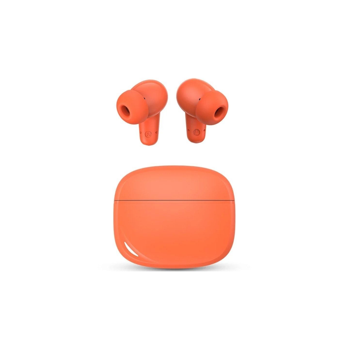 Auriculares bluetooth spc boost buds con estuche de carga/ autonomía 7.5h/ rojos