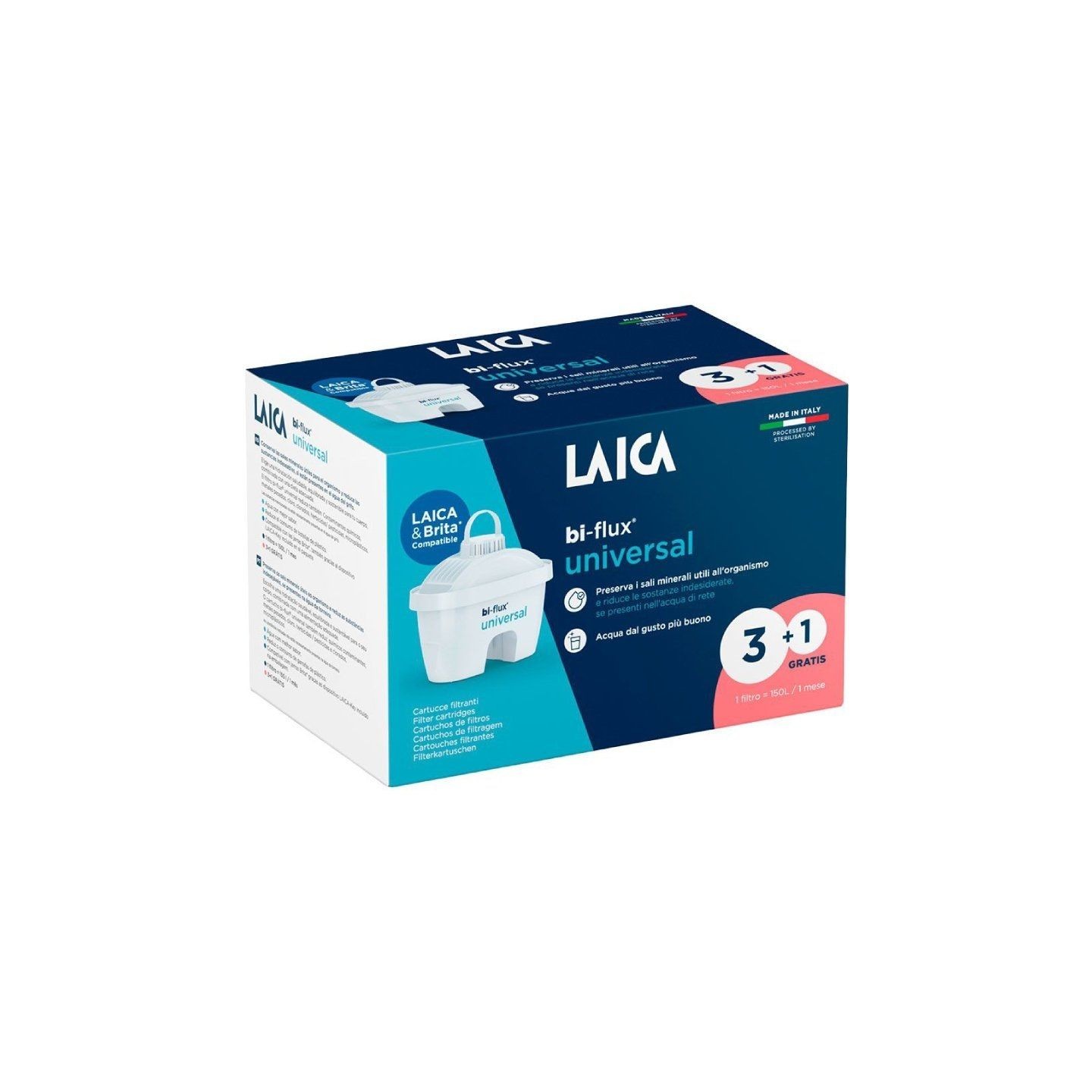 Filtros 3+1 bi-flux laica slim f4t universal