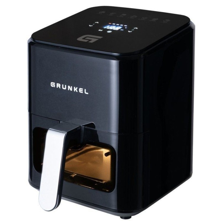 Freidora por aire airfryer / sin aceite grunkel black easy fryer/ 1200w/ capacidad 4l