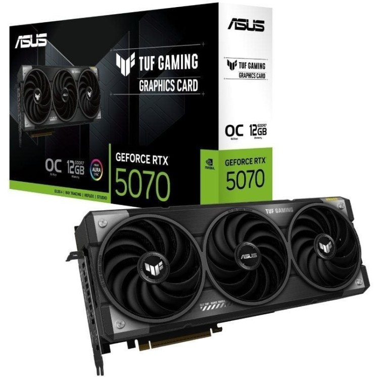 Tarjeta gráfica asus tuf gaming geforce rtx 5070 oc edition/ 12gb gddr7