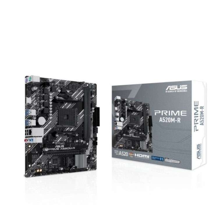 Placa base asus prime a520m-r socket am4/ ddr4/ pcie 3.0/ micro atx
