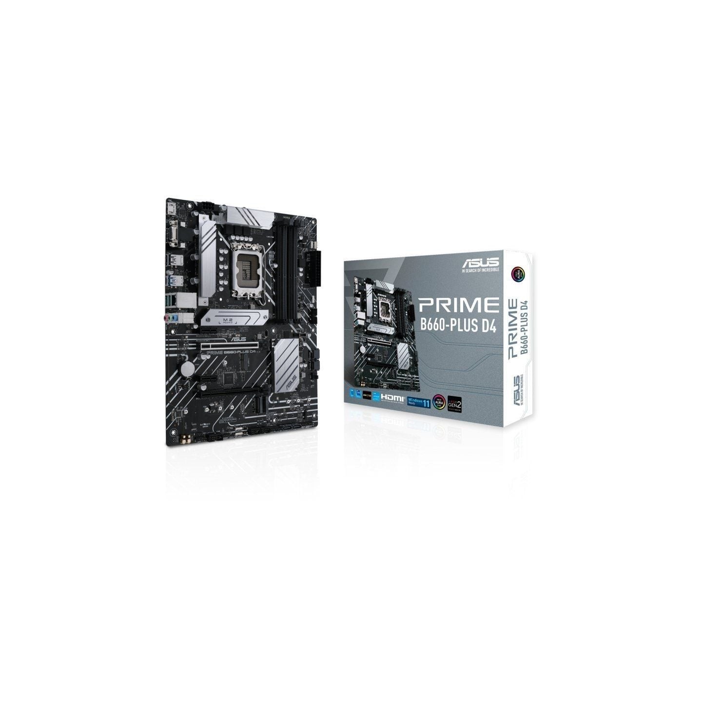 Placa base asus prime b660-plus d4 socket 1700/ ddr4/ pcie 4.0