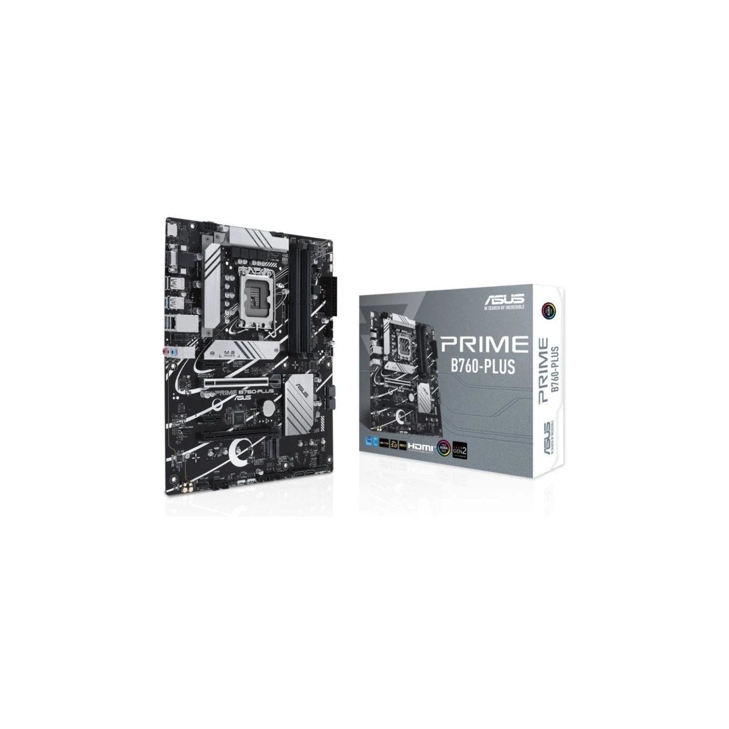 Placa base asus prime b760-plus socket 1700/ ddr5/ pcie 5.0