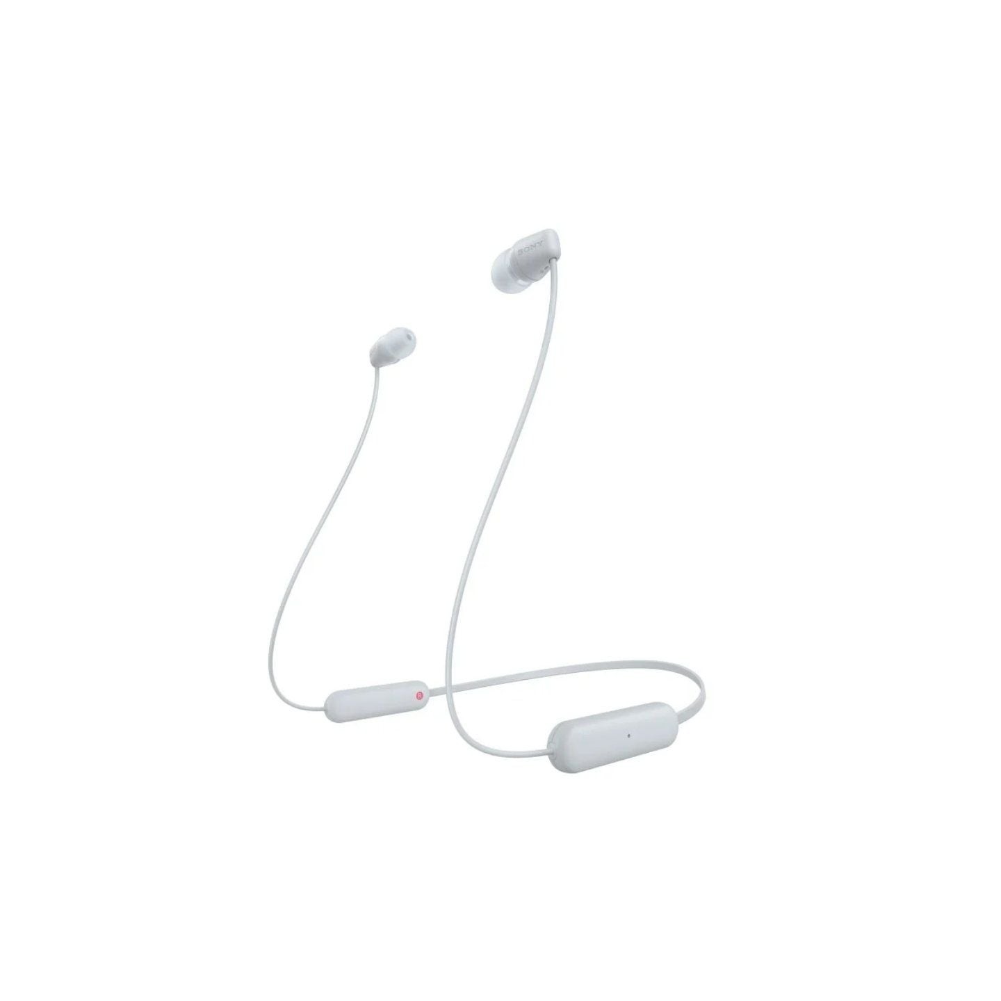 Auriculares inalámbricos intrauditivos sony wi-c100/ con micrófono/ bluetooth/ blancos