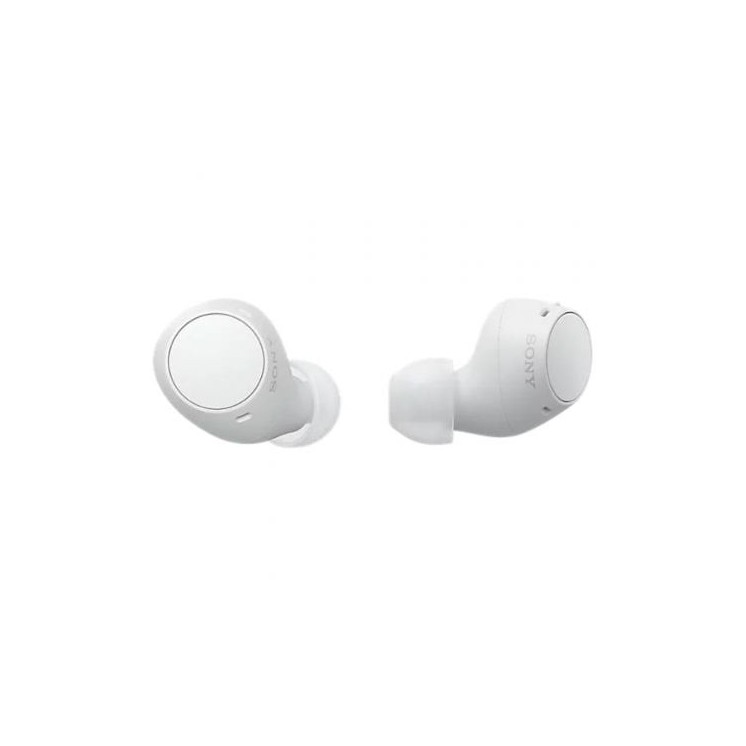 Auriculares bluetooth sony wf-c510 con estuche de carga/ autonomía 5h/ blancos