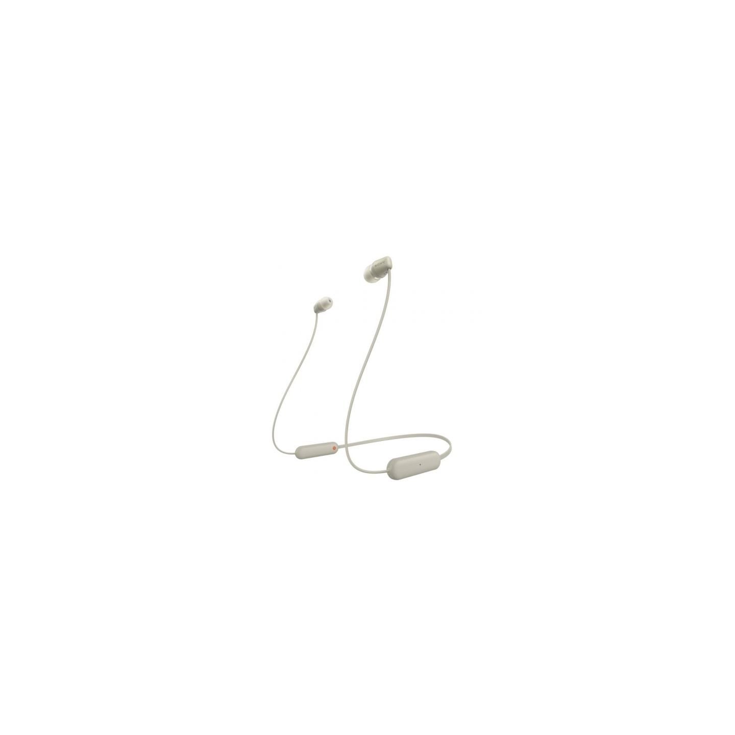 Auriculares inalámbricos intrauditivos sony wi-c100/ con micrófono/ bluetooth/ beige