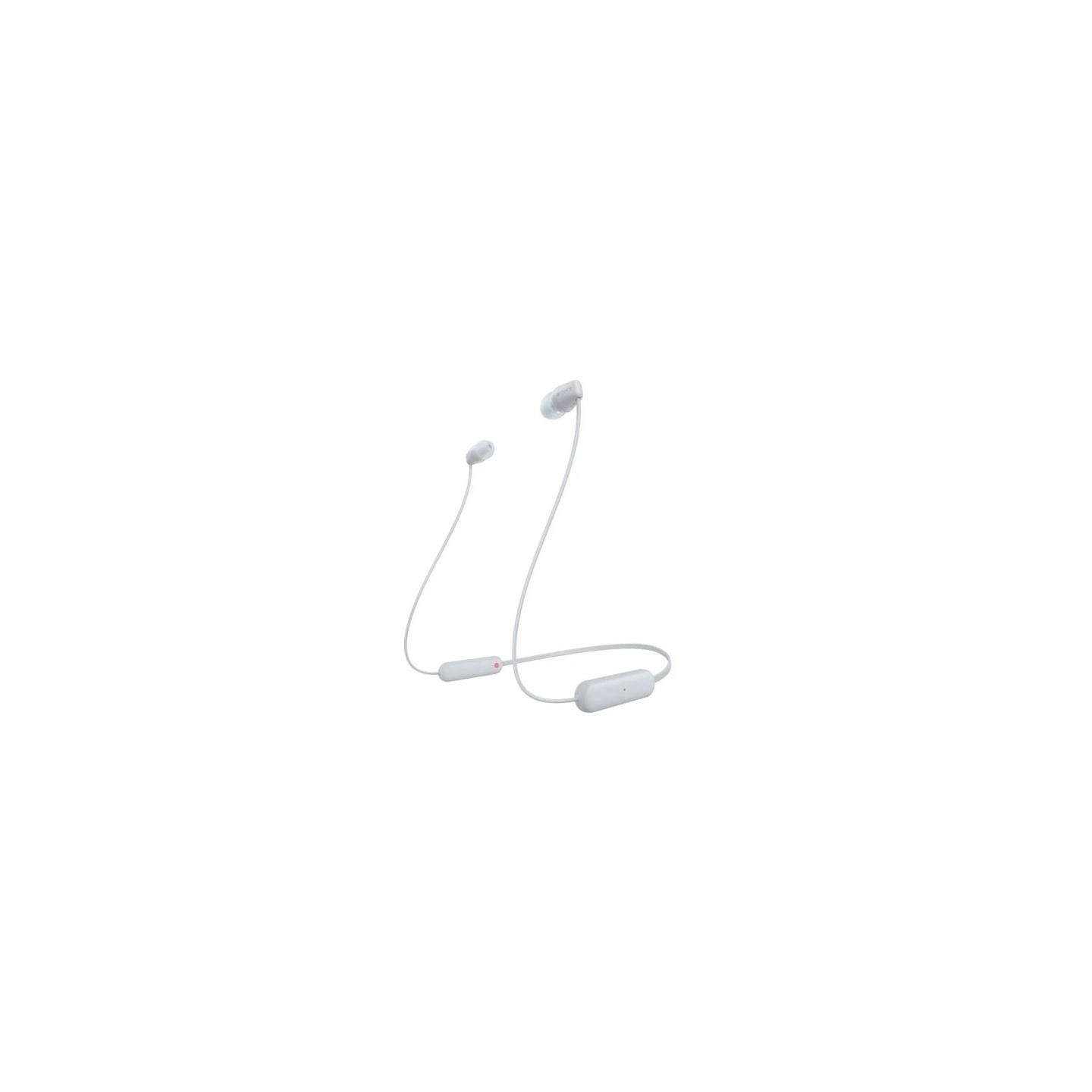 Auriculares inalámbricos intrauditivos sony wi-c100/ con micrófono/ bluetooth/ blancos