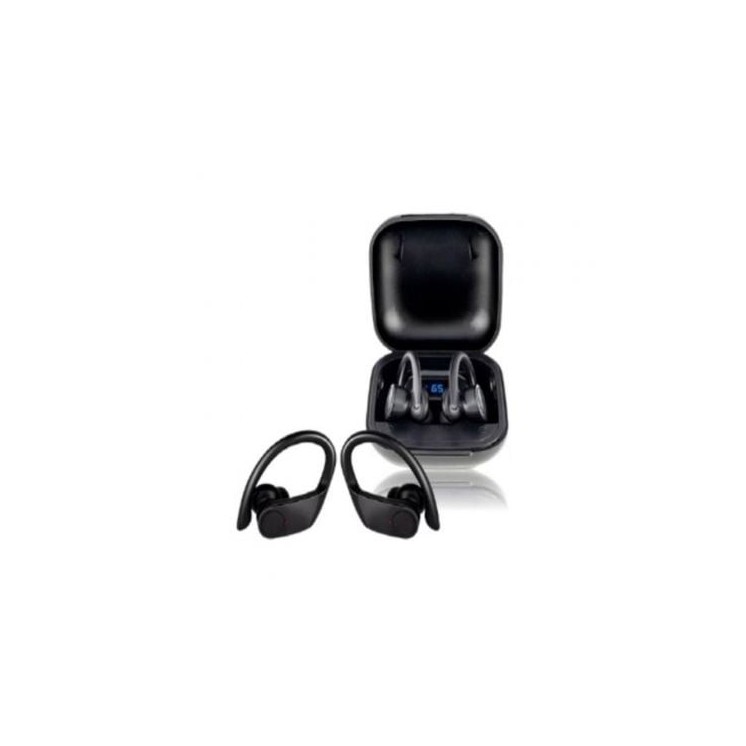 Auriculares deportivos bluetooth daewoo tws sport dw2012 con estuche de carga/ autonomía 3h/ negros