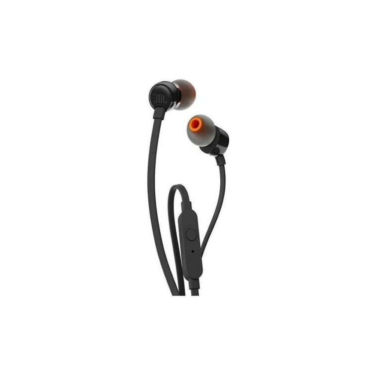 Auriculares intrauditivos jbl tune 110/ con micrófono/ jack 3.5/ negros
