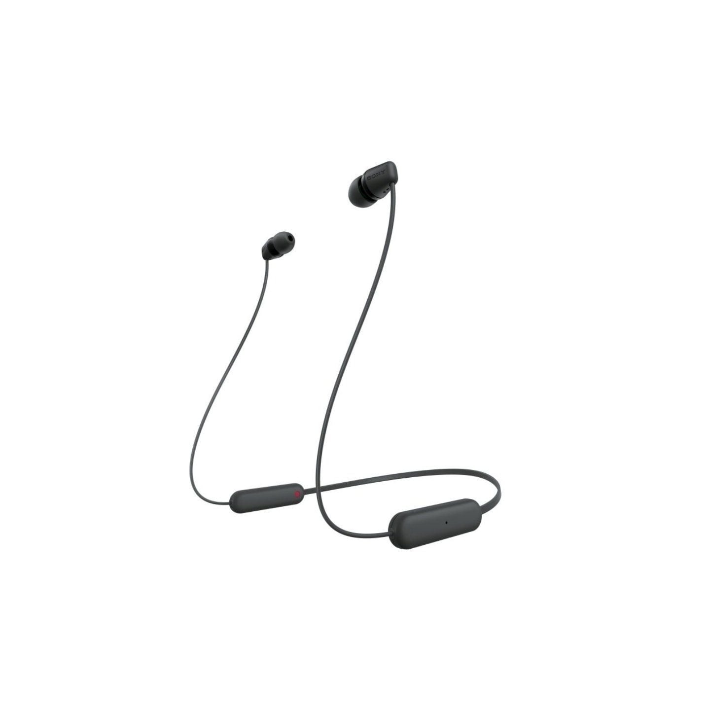 Auriculares inalámbricos intrauditivos sony wi-c100/ con micrófono/ bluetooth/ negros