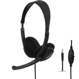 Auriculares fonestar home-35 con micrófono/ jack 3.5/ negros