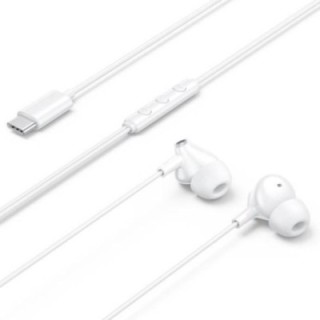 Auriculares intrauditivos vention echo lite usb-c in-ear/ con micrófono/ usb tipo-c/ blancos