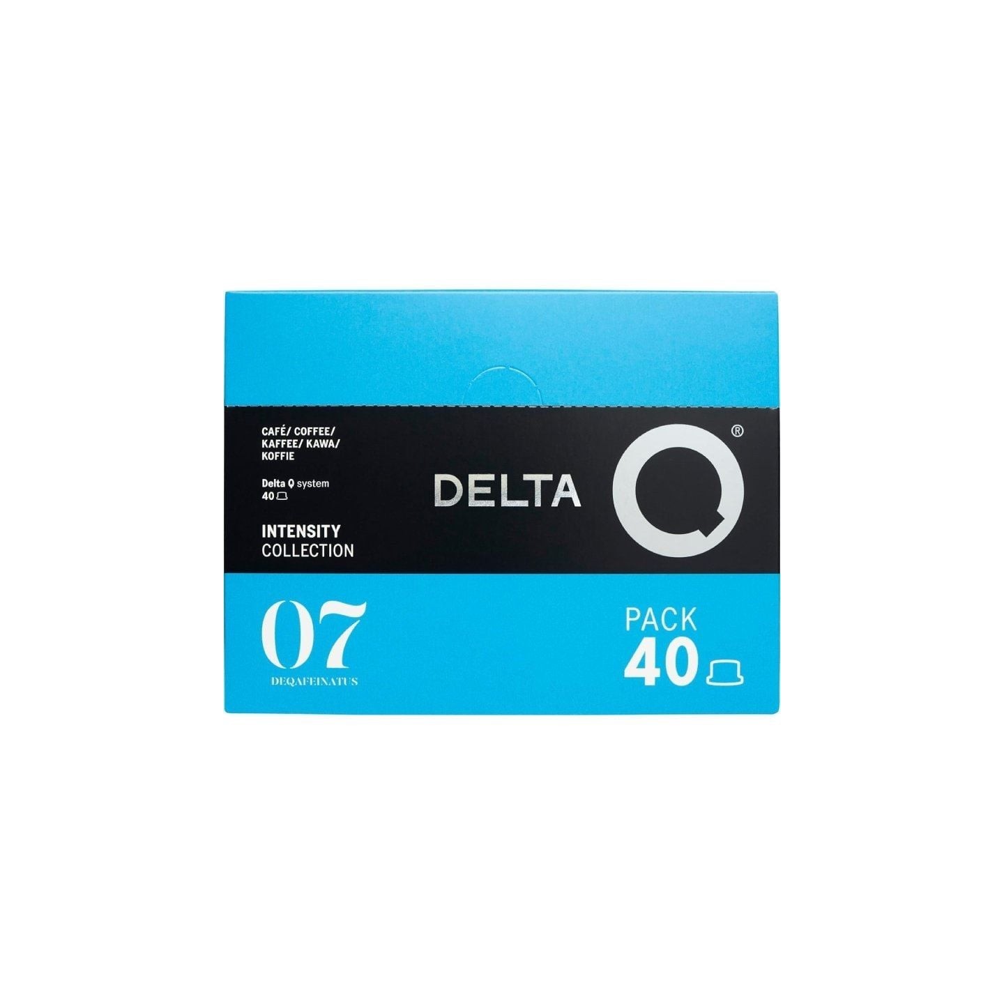 Cápsula delta deqafeinatus para cafeteras delta/ caja 40