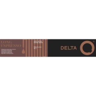 Cápsula delta delta q-long espresso para cafeteras delta/ caja de 10