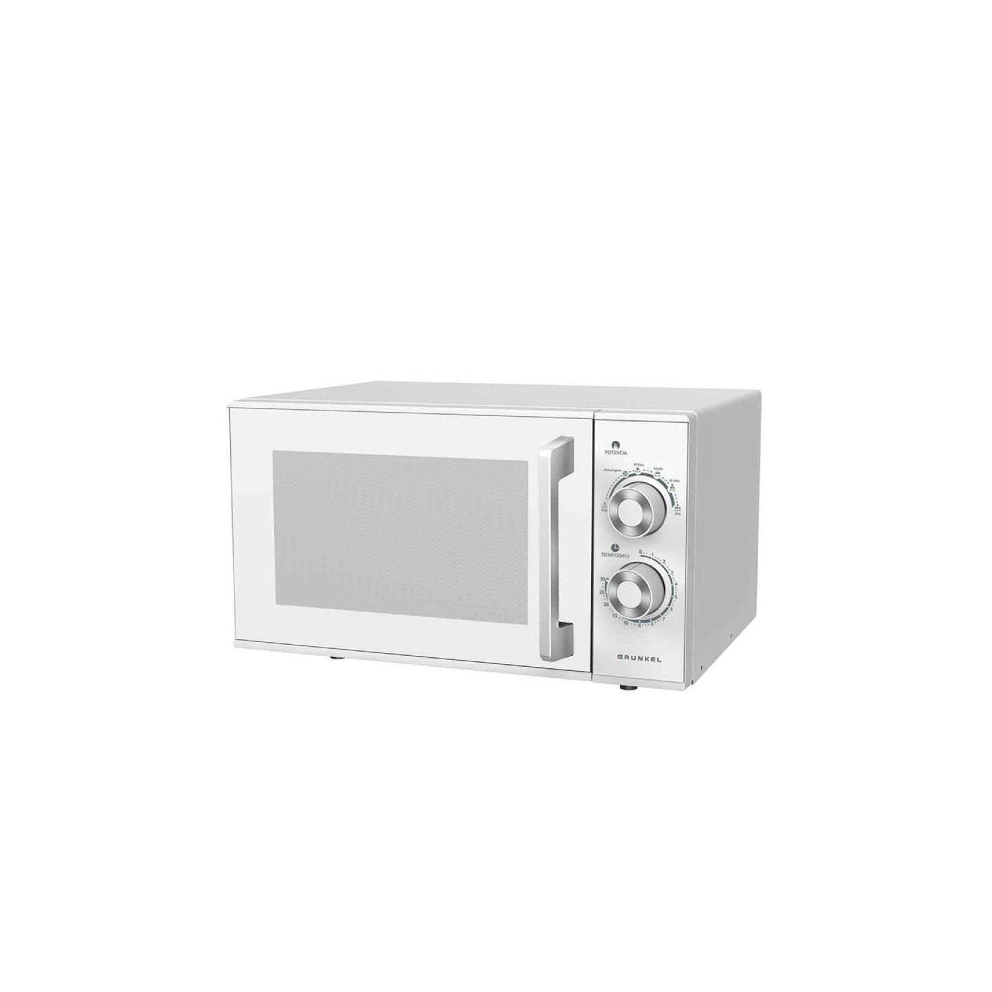 Microondas grunkel mw-25mg/ 900w/ capacidad 25l/ blanco