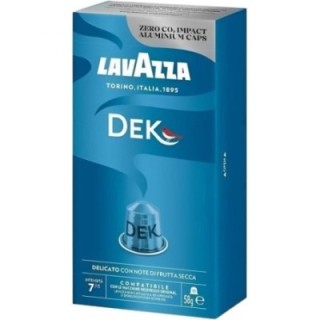 Cápsula lavazza espresso decaf descafeinado para cafeteras nespresso/ caja de 10