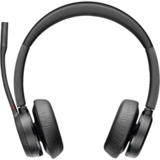 Auriculares inalámbricos poly voyager 4320 para microsoft teams + adaptador bt700/ con micrófono/ bluetooth/ negros