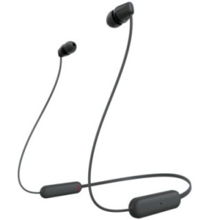 Auriculares inalámbricos intrauditivos sony wi-c100/ con micrófono/ bluetooth/ negros