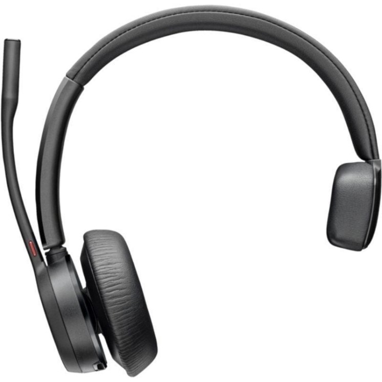 Auricular inalámbrico poly voyager 4310 para microsoft teams + adaptador bt700 + base de carga/ con micrófono/ bluetooth/ negro