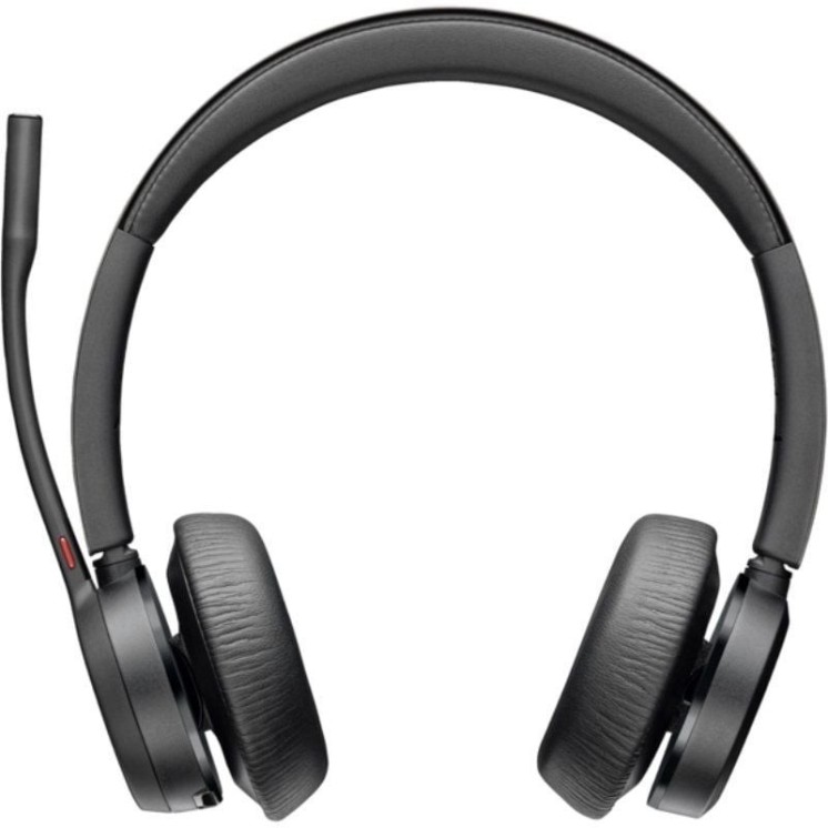 Auriculares inalámbricos poly voyager 4320 para microsoft teams + adaptador bt700/ con micrófono/ bluetooth/ negros