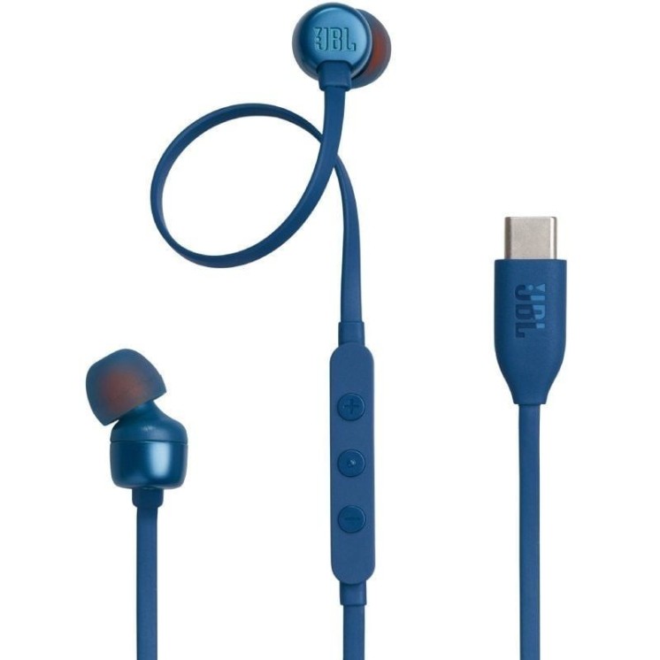 Auriculares intrauditivos jbl tune 310c/ con micrófono/ azules