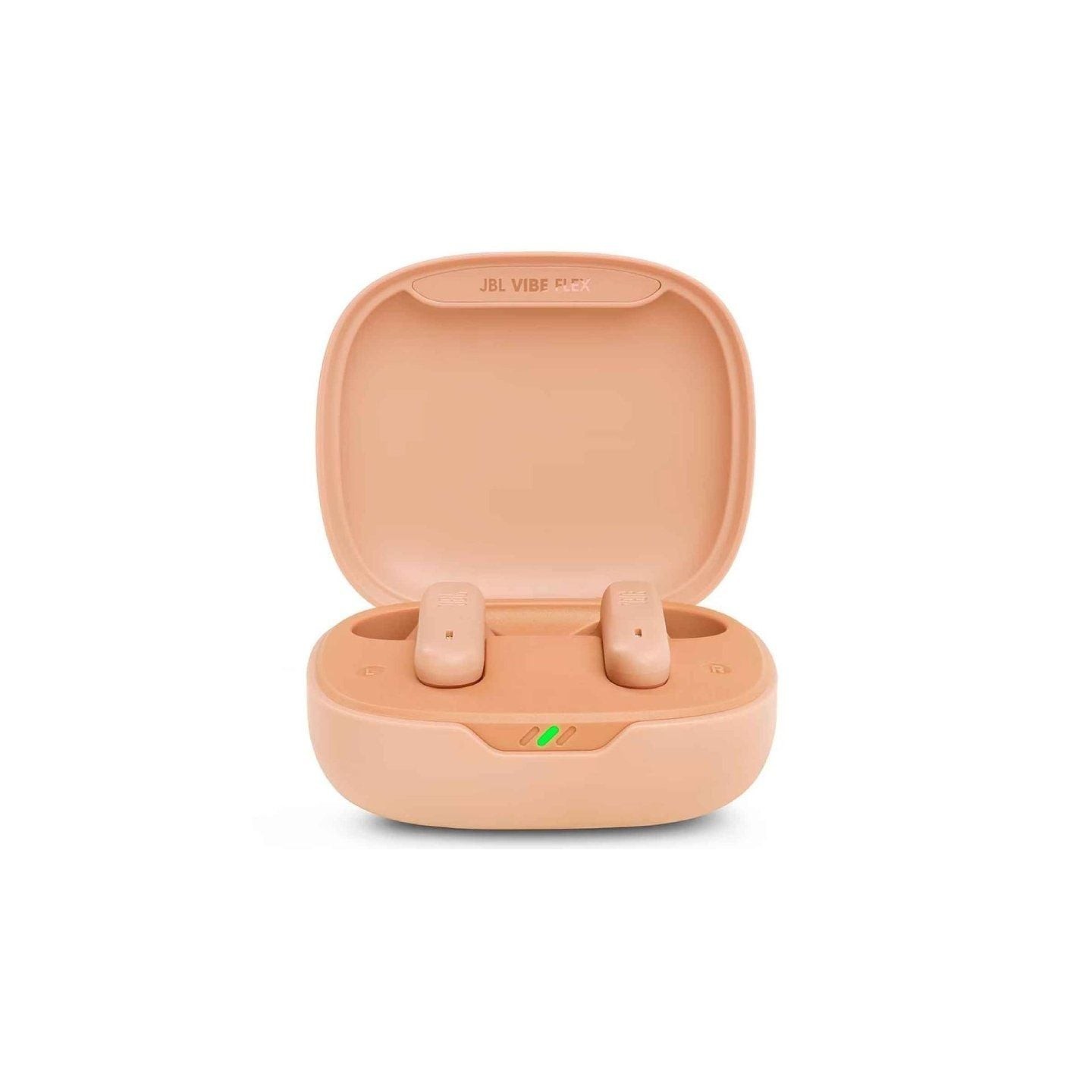 Auriculares bluetooth jbl vibe flex con estuche de carga/ autonomía 8h/ beige